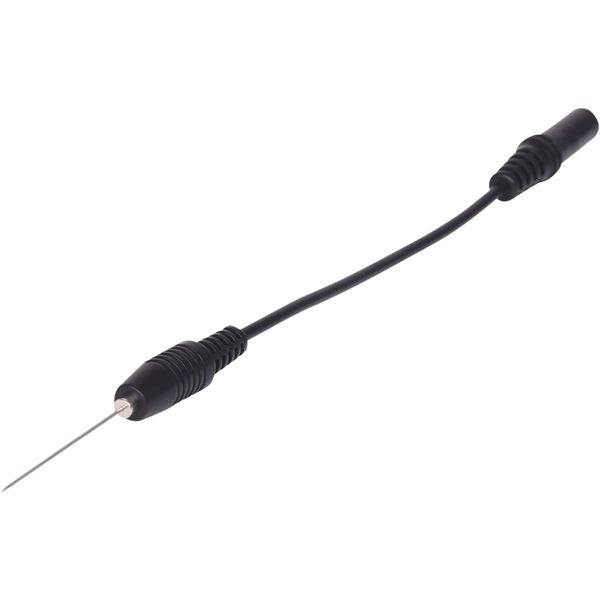 KS Tools 150.1673 4,0 mm Eingangsbuchse auf nadelförmige Prüfspitze, schwarz