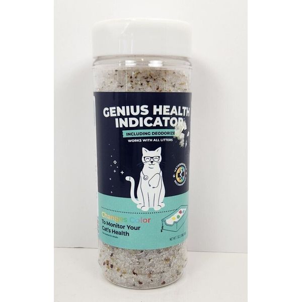 Genius Cat Litter Additive 5-Color Change Urine Health Indicator,Sprinkle on Top