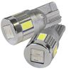 Pikakyu LED T10 HYPER NEO 6 WEDGE Blue & White 2 Bulbs