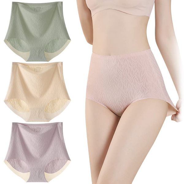 SLEEPSINERO Women's Seamless Panties, 3-Piece Set, No Pinching, Antibacterial, Odor Resistant, No Sewing, Super Booty Effects, Deep, Soft, No Pinching, Seamless Shorts, Women's Panties, Nice Butt Panties, Set of 3 C