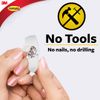 Command Micro Hooks with Command Adhesive Strips (1 Pack of 3 Hooks)