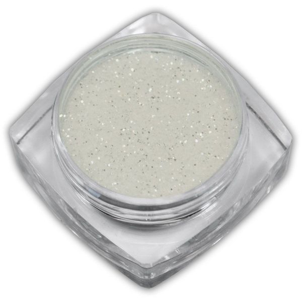 Premium Brilliance Glitzer Puder Nailart Weiss