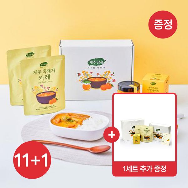 [11+1 set gift] [Ottogi Gift] Jeju Dam-eum Gift Box 1500g Gift Set 11 sets