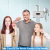 5 Toothbrush Slots Holder Wall Mount Automatic Toothpaste Dispenser Squeezer US