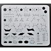 Oganic Chemistry Stencil Drawing MoleculeTemplate