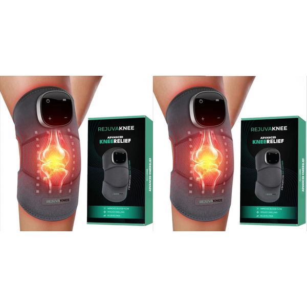 Rejuvaknee 2 NEW Advanced Knee Relief Kneepad Wireless Rechargeable Pair Pack