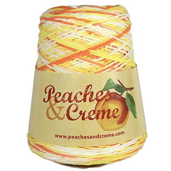 Peaches & Creme (Cream) Cotton Yarn 14 oz. Cone (Creamsicle)