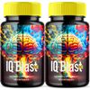 IQ Blast Pro Brain Supplement - Enhance Cognitive Function and Clarity (2 Pack)