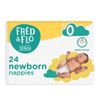 Fred & Flo Newborn Nappy Size 0 Pack 24
