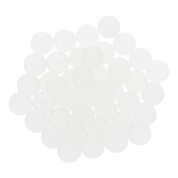 sourcing map 100pcs PP Plastic Bearing Balls 11mm Solid Plastic Balls, Precision Bearing Ball, White