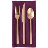 DII Solid Napkin Set Collection, 20x20, BlackBerry, 6 Piece
