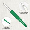 Waves 2.0 Single Ended Crochet Hooks 6.0 mm - J/10 (Minty Teal)