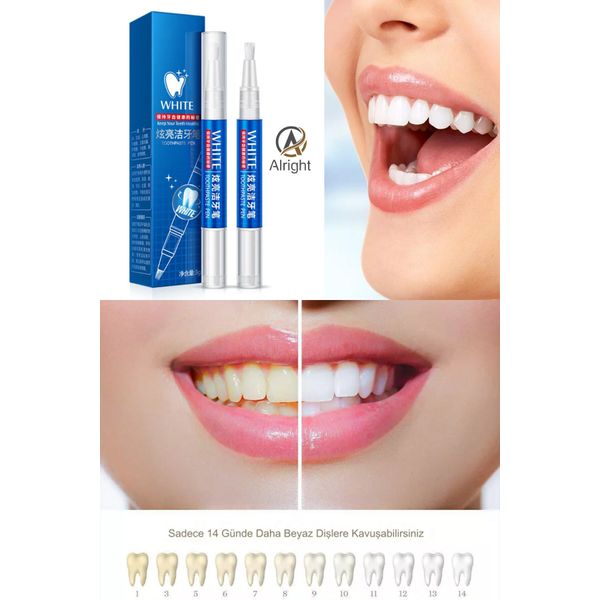 Diş Beyazlatma Kalemi 3ml Mini Taşınabilir Boy Diş Beyazlatma Beyaz Gülüşler (teeth whitening pen)