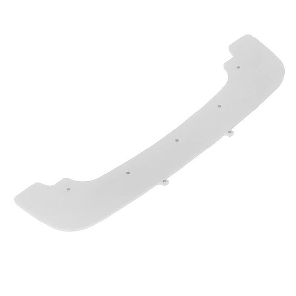 Aluminum Alloy RC Car Front Bumper Front Splitter for ARRMA 17 18 Series Remote Control Cars (Silver)