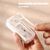 [4 Pack] Portable Floss Dispenser with 48 Dental Floss Picks, Flosser Storage Box for Adults Floss Sticks, Tooth Picks Flossers Suitable for Tourism and Business Trips, White + Black + Pink +MintGreen