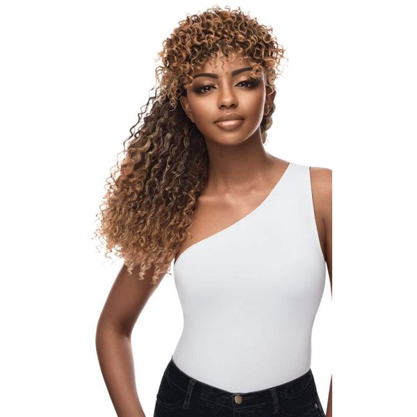 Outre Synthetic Bang x Pony Quick Ponytail - Solano - 1B