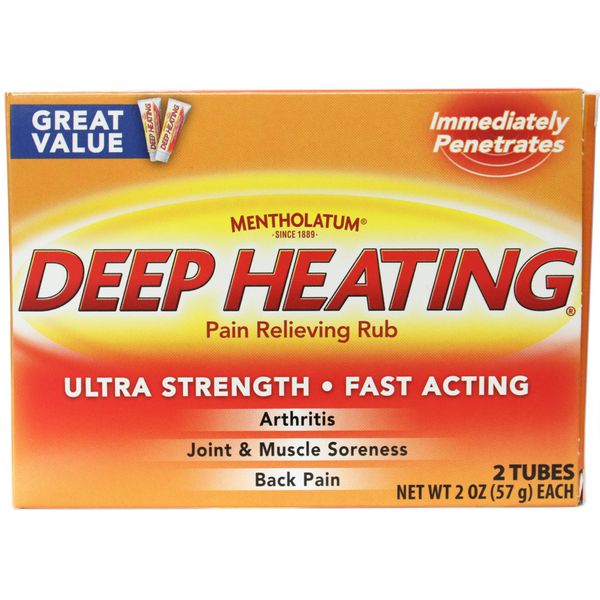 Mentholatum Deep Heating Rub-4oz