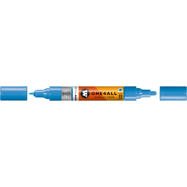 Molotow One4All Acrylic Twin Marker 161 - Shock Blue Middle