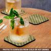 3dRose, Cream White Calla Lily Repeat Pattern, Set of 8 Coasters - Soft