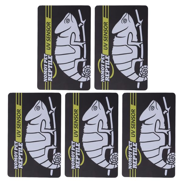 UV Test Card, Premium Material Quick Test UVB Sensor for Reptile UV Testing