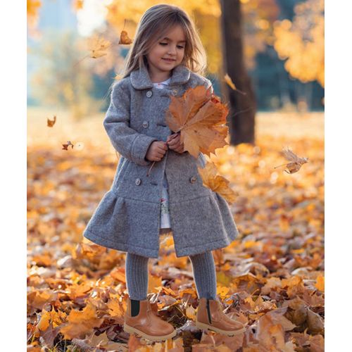 DADAWEN Boys Girls Waterproof Outdoor Side Zipper Comfort Chelsea Ankle Boots Combat Ankle Booties (Toddlers/Little Kids/Big Kids) Brown US Size 6 M Toddler