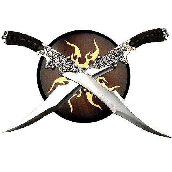 Kidan Knives Elf Warrior Fantasy Sword Set