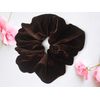 Chocolate Brown Velvet Scrunchy-Regular