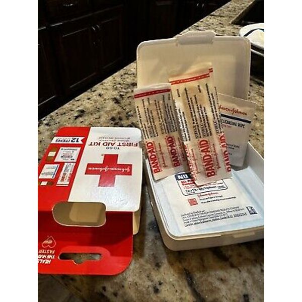 Safety On-the-Go: J&J 12-Piece Mini First Aid Kit for Quick and Easy Protection