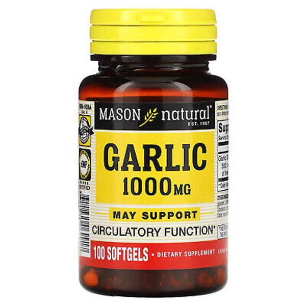 Garlic Oil, 1,000 mg, 100 Softgels
