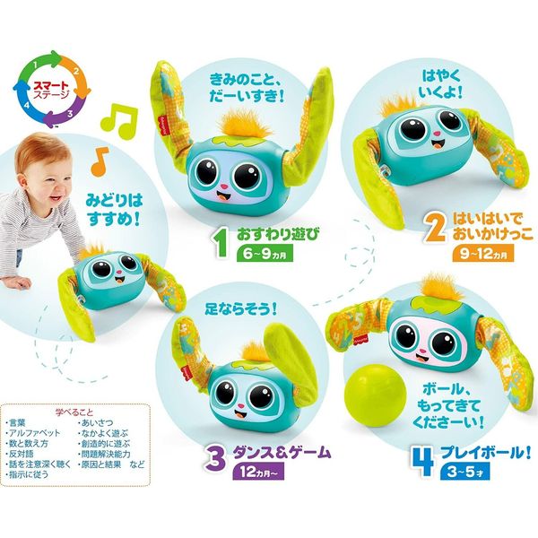 Fisher-Price Smart Stage Rolling Robby GRW63