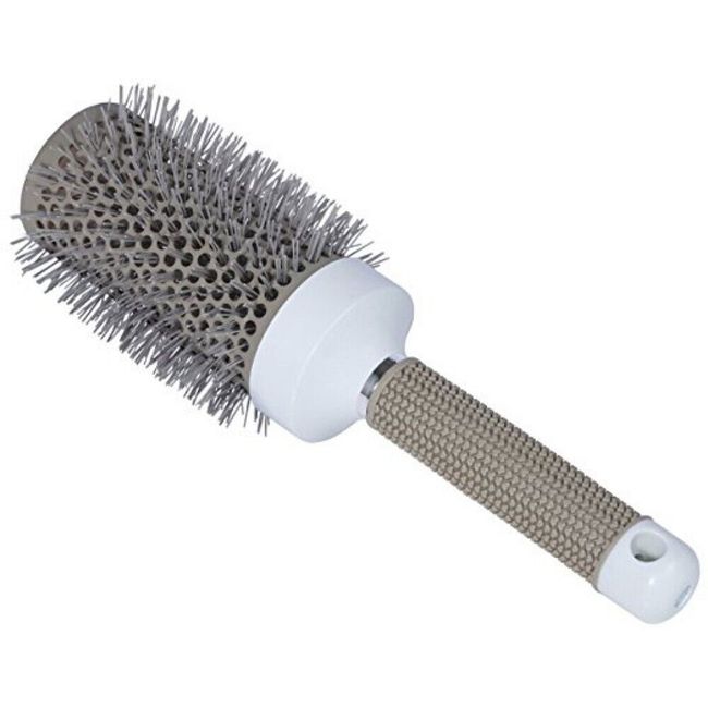 Ionic Ceramic Round Brush for Blow Drying Boar Bristles Hair Styling & Curling