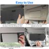 Adjustable Car Sun Visor with PC Lens and Side Sunshade Extender Anti-Glare
