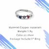 GAUEIOUR Gojo Satoru Cosplay Ring - Devil's Eye Ring Accessory with Diamond Inlaid Copper