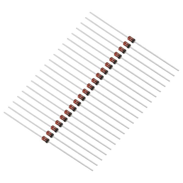 PATIKIL Zener Diodes 20 Pcs 1W Zener Diodes Assortment 10V DO-41 for Production Experiments