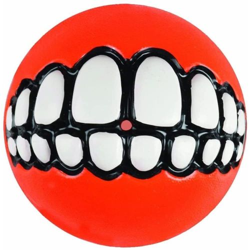 Rogz Fun Dog Treat Ball in various sizes and colors, Medium, Orange