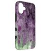 Purple and Green Abstract Painting Case for iPhone 16 Plus