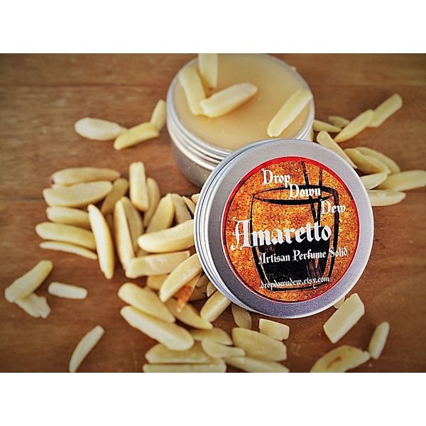 Amaretto Perfume Solid, Perfume Balm, Perfume Rub, Aromatherapy, Almond Scent