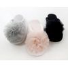 Tutu Lace Slippers Room Shoes (Black)