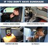 Custom For 2020-2024 Jeep Gladiator JT Windshield Sun Shade Cover Protector