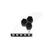 Future Fins AM2 Hexcore Black/White Al Merrick Surfboard Thruster Fin Set