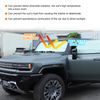 Front Windshield & Sides SunShade Visor Cover SET For Hummer EV 2022-2025 5PCS