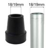 Z-Tec 20mm Black Rubber Folding Walking Stick Foot