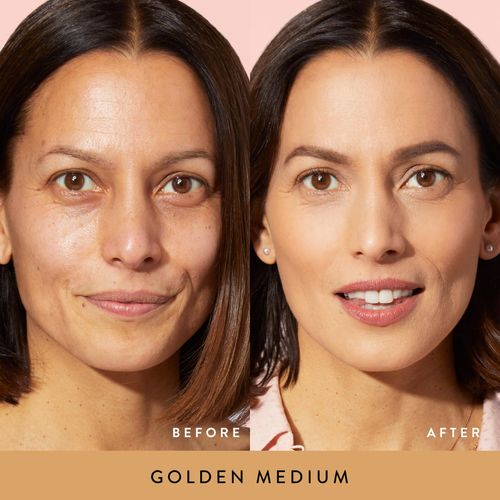 LAURA GELLER NEW YORK Baked Balance-n-Glow To Go Travel Size Illuminating Foundation (05 Golden Medium, 0.05 Ounce (Pack of 1))
