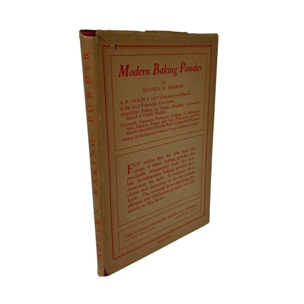 Modern Baking Powder Hardcover Book By Juanita E Darrah Vintage 1927