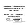 Replacement for Bestway Flowclear Part Number P6025 Filter Cap Cover O-Ring Seal