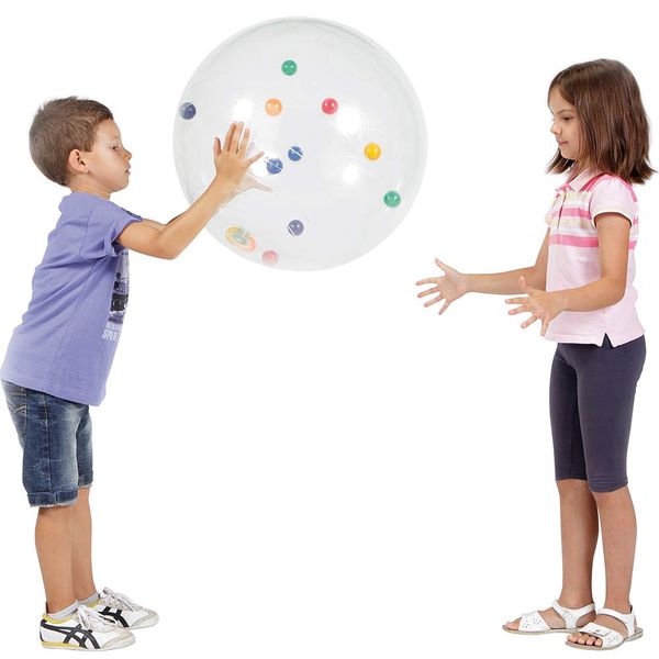 GYMNIC LP-9602 Action Ball, Transparent W Action Pump Gift