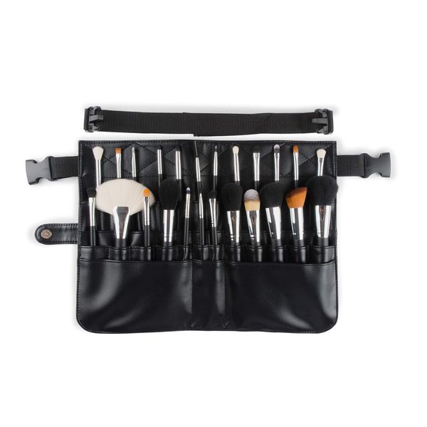 Rio Makeup Brush Tool Belt Waist Bag includes 24 Professional Make Up Brushes