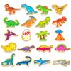 Viga Toys - 50289 - Wooden Magnetic Dinosaurs - 20 pieces