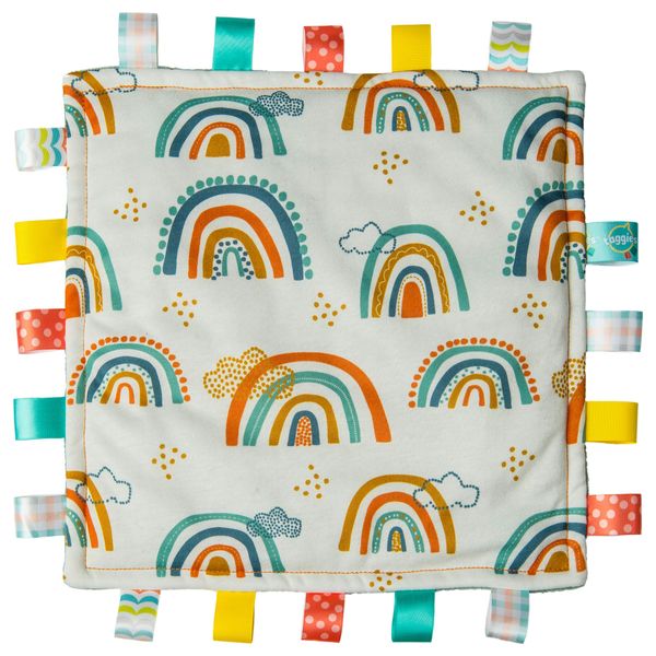 Taggies Original Blanket, 30 x 30-Centimetres, Rainbow