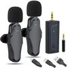 Vivitar Smartphone Podcasting Vlogging Mic Set, Tabletop Tripod, LED Video Light